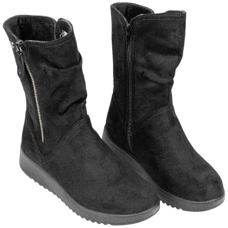 Bota Plataforma water repellent doble cremallera Amarpies AJH25477
