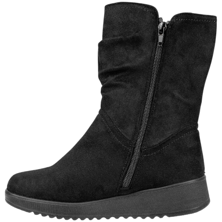 Bota Plataforma water repellent doble cremallera Amarpies AJH25477