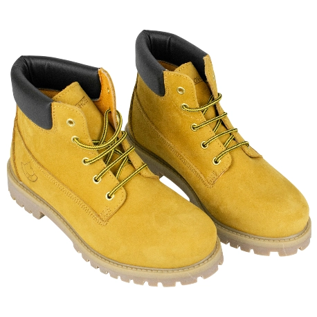 Bota Hombre y Mujer Panama Piel Amarillo Plana Innova shoes 200