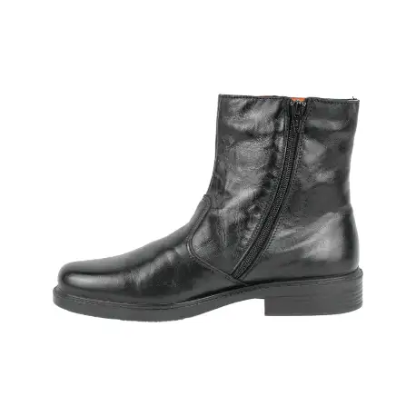 Botas negras hombre en piel y Cremallera - Luisetti 0152