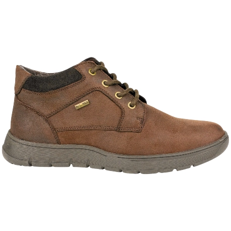 Botín Marrón Hombre Piel Membrana Water Repellent Plano ReNature RE PICUAL 02 by CHK10