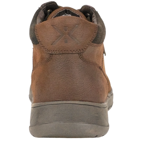 Botín Marrón Hombre Piel Membrana Water Repellent Plano ReNature RE PICUAL 02 by CHK10