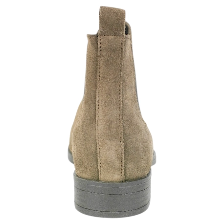 Botines Chelsea de Piel Serraje para Mujer con Tacón Bajo - Innovation 39244