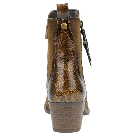 Botín Cómodo Water Repellent Tacón Ancho Medio Amarpies AZS29504