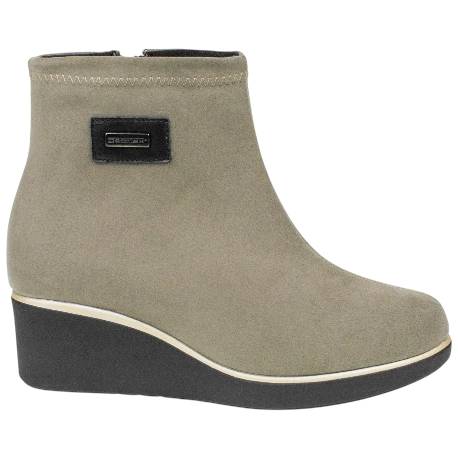 Botin Waterproof Marrón Licra Adaptable Plantilla Extraíble Cuña Media Doctor Cutillas 64841