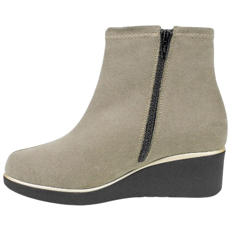 Botin Waterproof Marrón Licra Adaptable Plantilla Extraíble Cuña Media Doctor Cutillas 64841