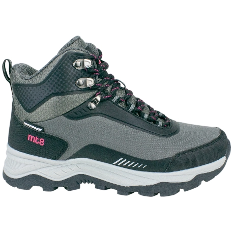 Botín Waterproof Mujer Resistente al Agua Gris Plano mt8 29922 FRANKIE