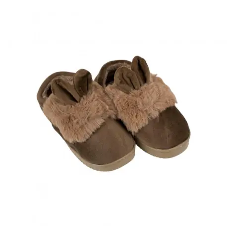 Zapatillas de Casa Niña Invierno Conejito Beige Bovet MK009