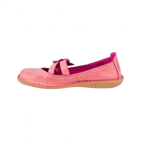 Merceditas de mujer Planas en piel con flor | Zapatos casuales