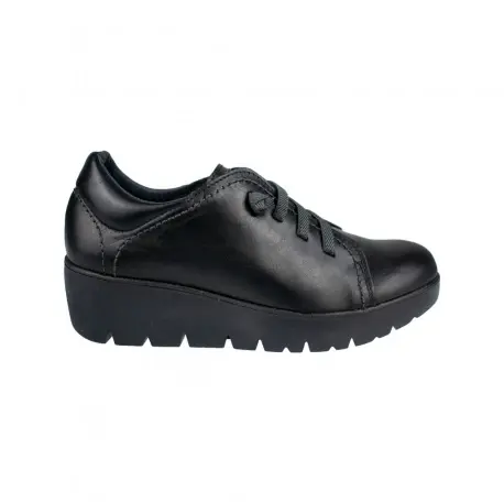 Zapato de Piel, Subido, Cuña Elásticos, Plantilla Extraíble, Bran´s, 13791