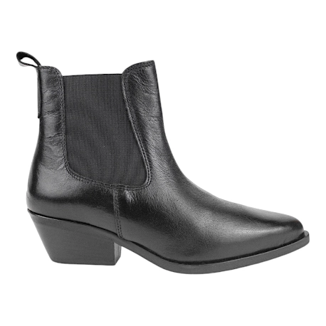 Botin Campero negro piel mujer - Bran´s 14162