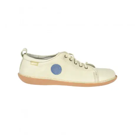 Zapato Plano Piel Mujer Goma Elastica Circulo Brans Talla 35