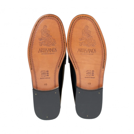 Mocasines Castellanos de Piel con Borlas para Hombre - 805MA