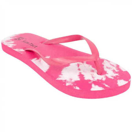 Chanclas de Goma Mujer Estampadas Piscina o Ducha Simtact 8066 