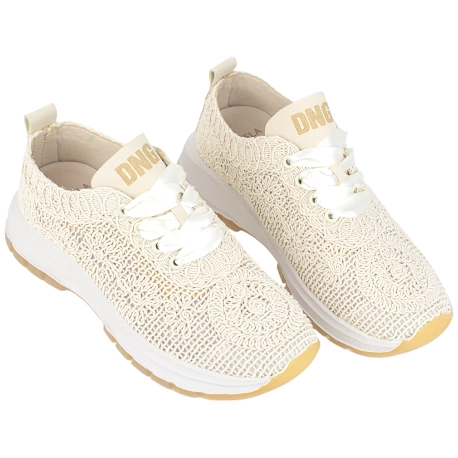 Zapatilla Deportiva Bordada Plantilla Extraíble D´Agela DOG30501