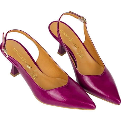 Zapatos de Salón Destalonados con Punta Fina y Tacón Medio - Daniela Vega 2315