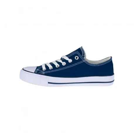 Zapatilla Lona Puntera de Goma Mujer 7-A12F