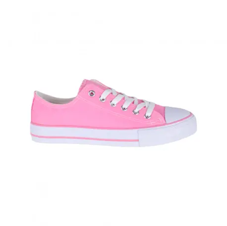Zapatilla Lona Puntera de Goma Mujer 7-A12F