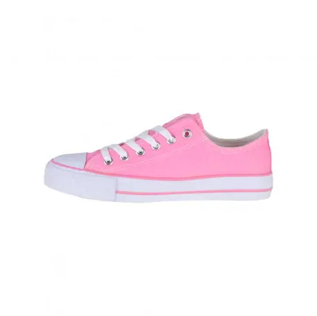 Zapatilla Lona Puntera de Goma Mujer 7-A12F