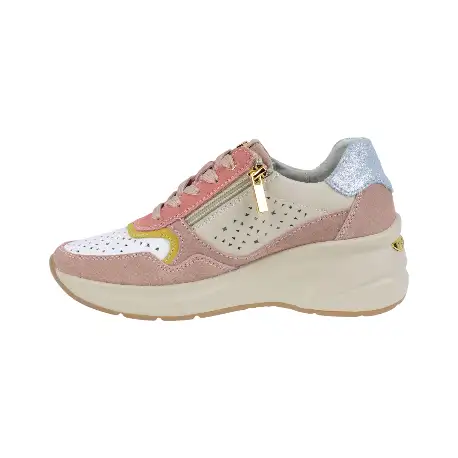 Deportivo Piel Cuña Plantilla Extraíble Tricolor Descanflex 80023