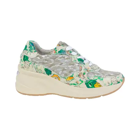 Deportivos Piel Cuña Multicolor Plantilla Extraíble Descanflex 80022