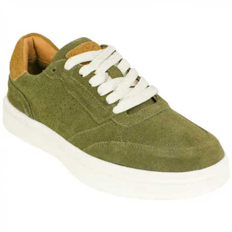 Zapatillas Urbanas Piel Plantilla Confort Extraíble Renature MERLOT 01