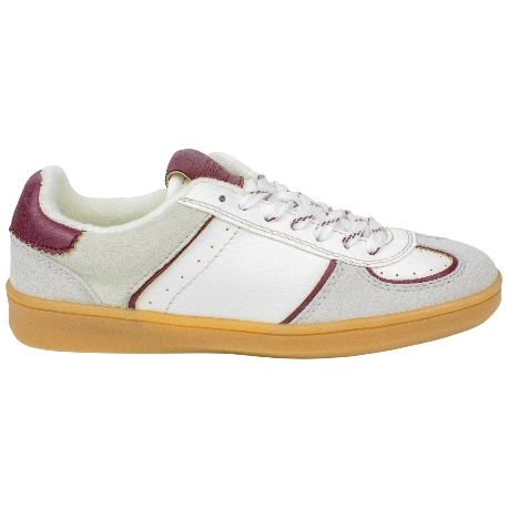 Zapatilla Retro Mujer Granate Plana Corina M6040