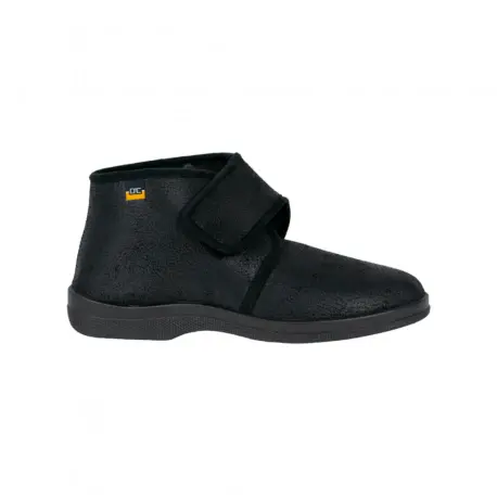 Zapatillas de Andar en Casa Hombre Invierno Abotinada Craquelada con Velcro Doctor Cutillas 21284 Talla 40