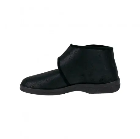 Zapatillas de Andar en Casa Hombre Invierno Abotinada Craquelada con Velcro Doctor Cutillas 21284 Talla 40