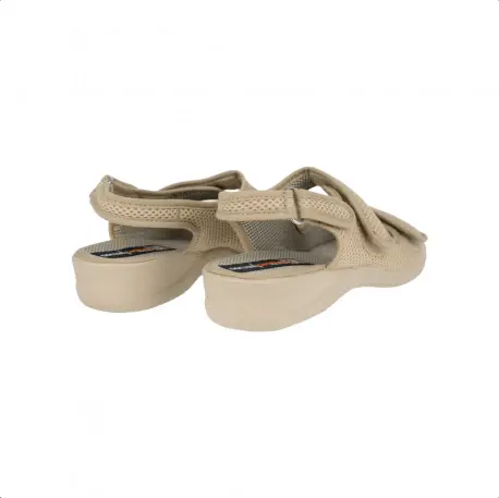 Sandalias Cómodas para Pies Delicados con Triple Ajuste de Velcro - Doctor Cutillas 21739