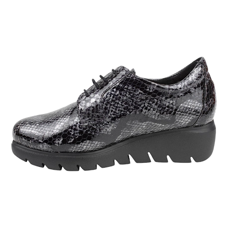 Zapato Piel Charol  Cuña y Cordón Doctor Cutillas 89546