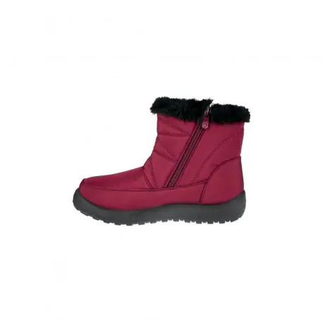 Botines Mujer Invierno Granate Forro Pelo Flexpies BA1
