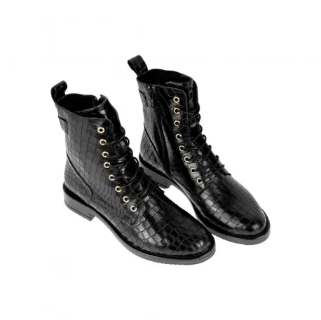 Botines con Cordones Mujer en Piel Coco - Innovation 37071