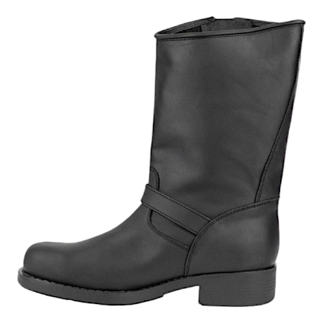 Botas Moteras hombre negra piel Johnny Bulls 7828