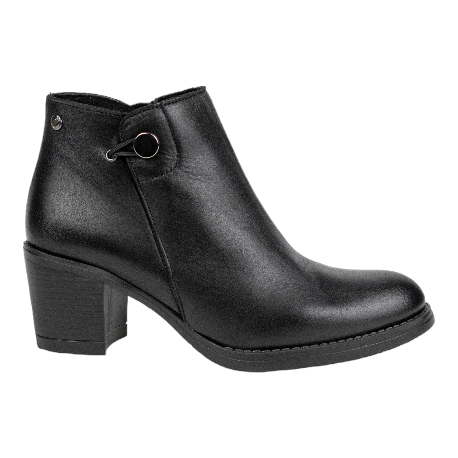 botines piel mujer con tacón ancho - Kaola 8814