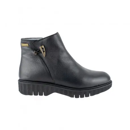 Botines Piel Impermeable Plantilla Extraíble KMN Oro2002W