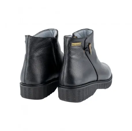 Botines Piel Impermeable Plantilla Extraíble KMN Oro2002W
