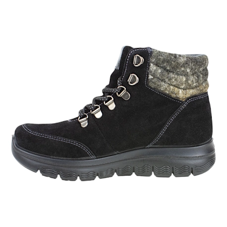 Botas de serraje con membrana impermeable y cordones  - Laura Azaña LA26602SE-W