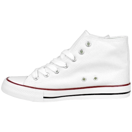 Lona Alta de Cordones Puntera de Goma B501A