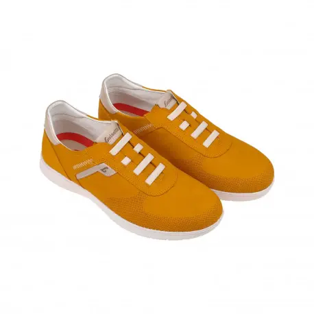 Zapatos Nobuk Hombre Punteado Elásticos Luisetti 33805NO