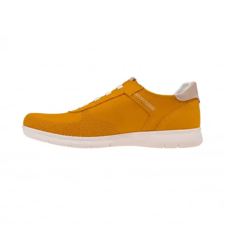 Zapatos Nobuk Hombre Punteado Elásticos Luisetti 33805NO