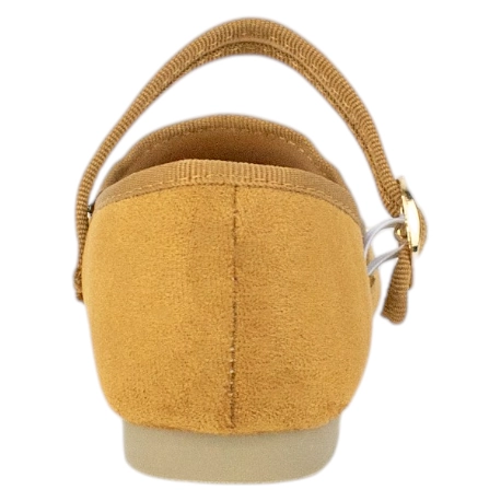 Merceditas de Terciopelo para Mujer con Punta Cuadrada y Hebilla - Andarina B2113