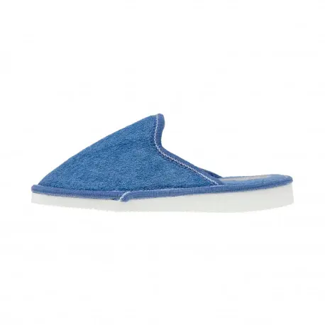 Zapatilla Casa Mujer Verano Cerrada Toalla Nellakis 150 Azul