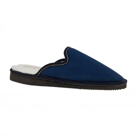 Pantuflas de hombre Invierno Azul Ligera Forro Borreguito Nellakis 39