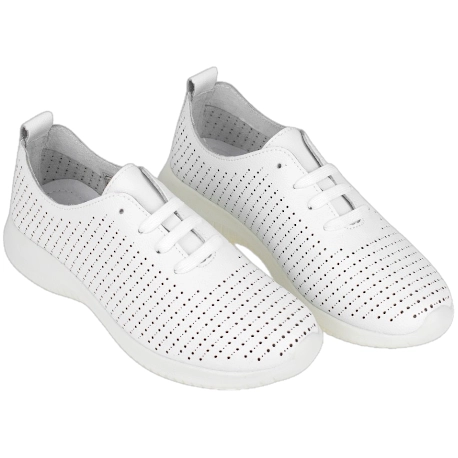 Deportivo piel mujer blanco cómodo plantilla extraíble Nyrex 539J760