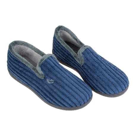 Zapatillas Cerradas Pana a Rayas Plumaflex 12026