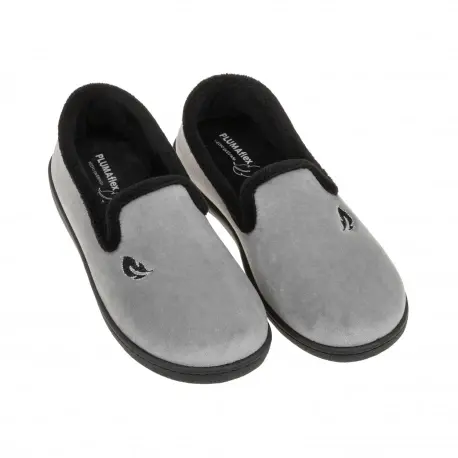 Pantuflas de Mujer Invierno Cerradas azul rosa azul marino fucsia negro gris verde violeta Vivo Color Plumaflex 12203