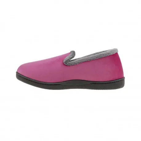 Pantuflas de Mujer Invierno Cerradas azul rosa azul marino fucsia negro gris verde violeta Vivo Color Plumaflex 12203
