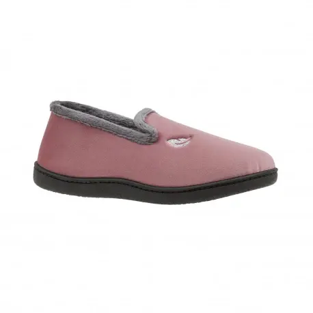 Pantuflas de Mujer Invierno Cerradas azul rosa azul marino fucsia negro gris verde violeta Vivo Color Plumaflex 12203