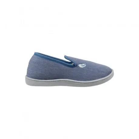 Zapatillas de Estar en Casa Hombre Cerradas Azul Lisa Plumaflex 12350